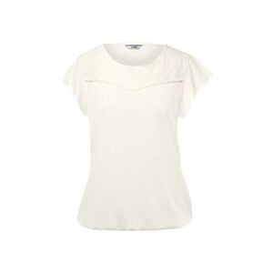 Tchibo - Shirt mit Lochstickerei - Weiss - 100% Baumwolle - Gr.: XXL Polyester  XXL 52/54 female