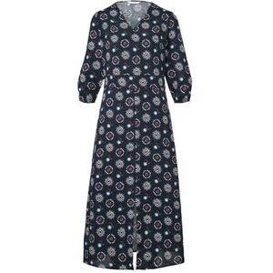 Tchibo - Kleid mit Print - Dunkelblau - Gr.: 36 Viskose  36 female