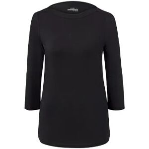 Tchibo - Shirt mit 3/4-Arm - Schwarz - Gr.: S Baumwolle  S 36/38 female