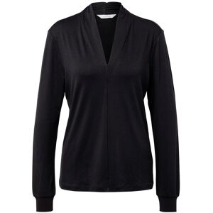 Tchibo - Blusenshirt mit V-Ausschnitt - Damen - Gr. L - schwarz Tchibo - Blusenshirt mit V-Ausschnitt - Damen - Gr. L - schwarz