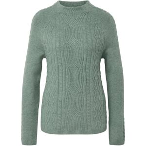 Tchibo - Grobstrickpullover mit Zopfmuster - Damen - Gr. S - grün Tchibo - Grobstrickpullover mit Zopfmuster - Damen - Gr. S - grün