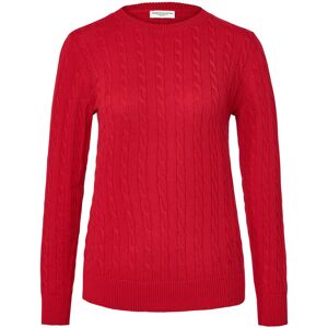 Tchibo - Zopfstrickpullover - Damen - Gr. L - rot Tchibo - Zopfstrickpullover - Damen - Gr. L - rot