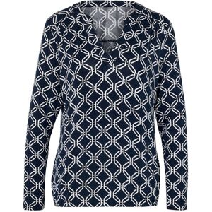 Tchibo - Bedrucktes Blusenshirt - Damen - Gr. S - dunkelblau/print Tchibo - Bedrucktes Blusenshirt - Damen - Gr. S - dunkelblau/print
