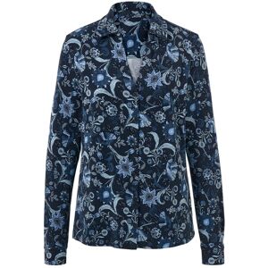 Tchibo - Bedrucktes Blusenshirt mit Knopfleiste - Damen - Gr. S - dunkelblau/print Tchibo - Bedrucktes Blusenshirt mit Knopfleiste - Damen - Gr. S - dunkelblau/print