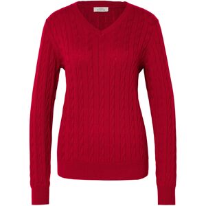 Tchibo - Zopfstrickpullover - Damen - Gr. M - rot Tchibo - Zopfstrickpullover - Damen - Gr. M - rot