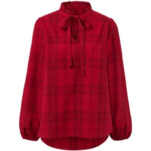 Tchibo - Karierte Schluppenbluse - Damen - Gr. 40 - rot/kariert Tchibo - Karierte Schluppenbluse - Damen - Gr. 40 - rot/kariert