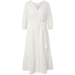 Tchibo - Blusenkleid mit Lochstickerei - Damen - Gr. 40 - weiss Tchibo - Blusenkleid mit Lochstickerei - Damen - Gr. 40 - weiss
