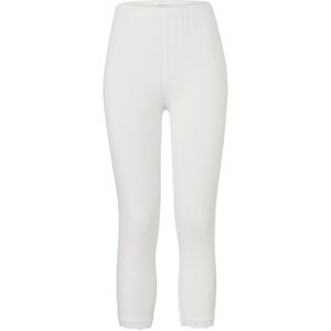 Tchibo - 3/4-Leggings mit Spitzenborte - Damen - Gr. M - weiss Tchibo - 3/4-Leggings mit Spitzenborte - Damen - Gr. M - weiss