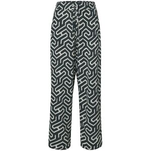 Tchibo - Bedruckte Schlupfhose in Crinkle-Optik - Damen - Gr. 36 - dunkelgrün Tchibo - Bedruckte Schlupfhose in Crinkle-Optik - Damen - Gr. 36 - dunkelgrün