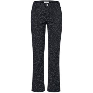 Tchibo - Bedruckte Straight Jeans – Fit »Kira« - Damen - Gr. 46 - schwarz/print Tchibo - Bedruckte Straight Jeans – Fit »Kira« - Damen - Gr. 46 - schwarz/print