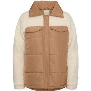 Tchibo - Steppjacke mit Teddy-Akzenten - Damen - Gr. 36 - cognac Tchibo - Steppjacke mit Teddy-Akzenten - Damen - Gr. 36 - cognac