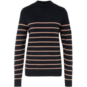Tchibo - Strickpullover mit Stehkragen - Damen - Gr. S - hellbraun/gestreift Tchibo - Strickpullover mit Stehkragen - Damen - Gr. S - hellbraun/gestreift