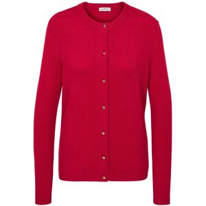 Tchibo - Strickcardigan mit goldfarbenen Knöpfen - Damen - Gr. M - rot Tchibo - Strickcardigan mit goldfarbenen Knöpfen - Damen - Gr. M - rot