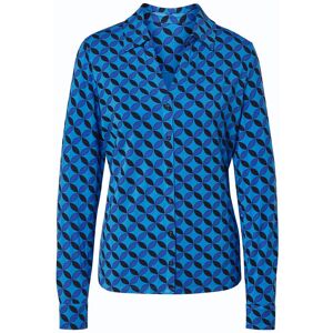 Tchibo - Blusenshirt mit Knopfleiste - Damen - Gr. S - blau/print Tchibo - Blusenshirt mit Knopfleiste - Damen - Gr. S - blau/print