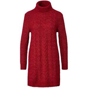 Tchibo - Langer Strickpullover mit Zopfmuster - Damen - Gr. XL - rot Tchibo - Langer Strickpullover mit Zopfmuster - Damen - Gr. XL - rot
