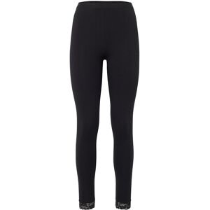 Tchibo - Leggings mit Spitzenborte - Damen - Gr. XXL - schwarz Tchibo - Leggings mit Spitzenborte - Damen - Gr. XXL - schwarz