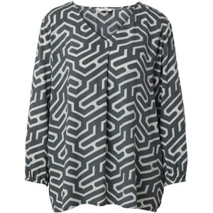 Tchibo - Bluse in Crinkle-Optik - Damen - Gr. 38 - weiss/print Tchibo - Bluse in Crinkle-Optik - Damen - Gr. 38 - weiss/print