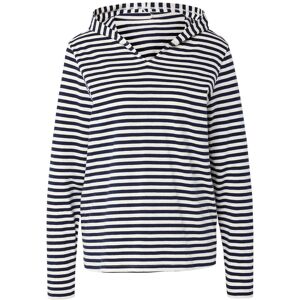 Tchibo - Jersey-Hoodie - Damen - Gr. S - weiss/gestreift Tchibo - Jersey-Hoodie - Damen - Gr. S - weiss/gestreift