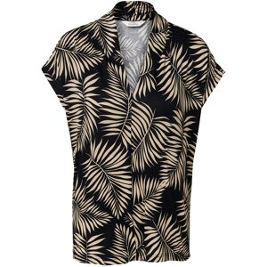 Tchibo - Bedrucktes Blusenshirt mit V-Ausschnitt - Damen - Gr. S - schwarz/print Tchibo - Bedrucktes Blusenshirt mit V-Ausschnitt - Damen - Gr. S - schwarz/print
