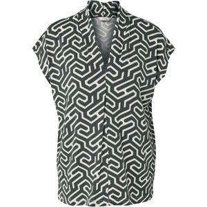 Tchibo - Blusenshirt mit V-Ausschnitt - Damen - Gr. L - weiss/print Tchibo - Blusenshirt mit V-Ausschnitt - Damen - Gr. L - weiss/print