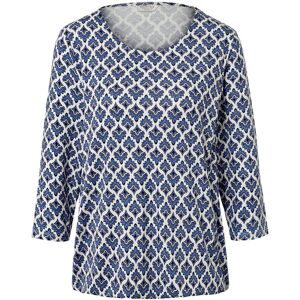 Tchibo - Blusenshirt mit Alloverprint - Damen - Gr. S - weiss/print Tchibo - Blusenshirt mit Alloverprint - Damen - Gr. S - weiss/print
