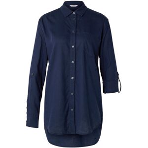 Tchibo - Lange Leinenbluse - Damen - Gr. 44 - dunkelblau Tchibo - Lange Leinenbluse - Damen - Gr. 44 - dunkelblau