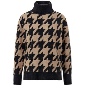 Tchibo - Strickpullover mit Hahnentritt-Jacquard - Damen - Gr. M - schwarz/jacquard Tchibo - Strickpullover mit Hahnentritt-Jacquard - Damen - Gr. M - schwarz/jacquard