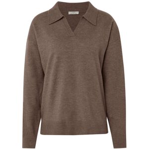 Tchibo - Strickpullover mit Polokragen - Damen - Gr. S - taupe Tchibo - Strickpullover mit Polokragen - Damen - Gr. S - taupe