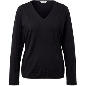 Tchibo - Strukturiertes Langarmshirt - Damen - Gr. XXL - schwarz Tchibo - Strukturiertes Langarmshirt - Damen - Gr. XXL - schwarz