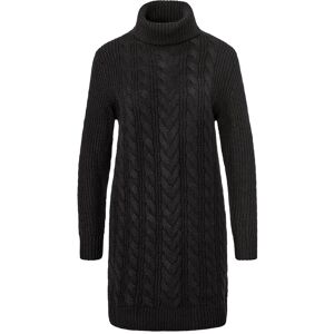Tchibo - Langer Strickpullover mit Zopfmuster - Damen - Gr. L - schwarz Tchibo - Langer Strickpullover mit Zopfmuster - Damen - Gr. L - schwarz