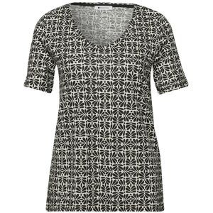 Street One T-Shirt - Damen - Gr. 42 - weiss/print Street One T-Shirt - Damen - Gr. 42 - weiss/print