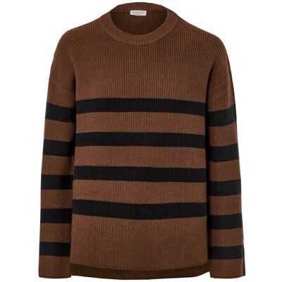 Tchibo - Gestreifter Strickpullover - Damen - Gr. L - schwarz/gestreift Tchibo - Gestreifter Strickpullover - Damen - Gr. L - schwarz/gestreift