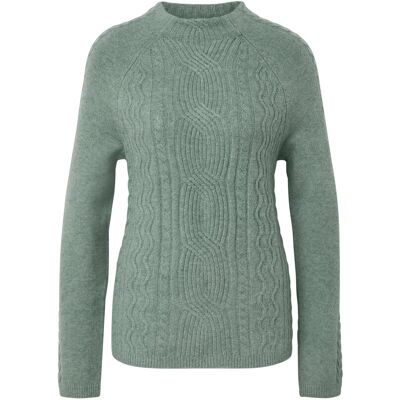 Tchibo - Grobstrickpullover mit Zopfmuster - Damen - Gr. M - grün Tchibo - Grobstrickpullover mit Zopfmuster - Damen - Gr. M - grün