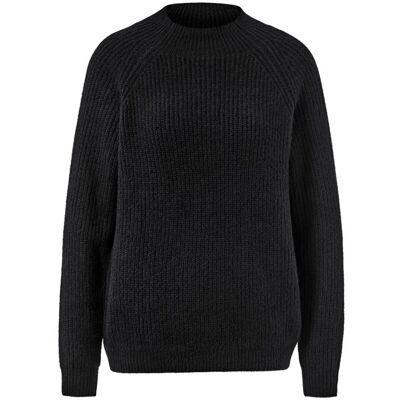 Tchibo - Grobstrickpullover mit Stehkragen - Damen - Gr. S - schwarz Tchibo - Grobstrickpullover mit Stehkragen - Damen - Gr. S - schwarz