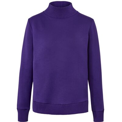 Tchibo - Sweatshirt mit Stehkragen - Damen - Gr. XL - lila Tchibo - Sweatshirt mit Stehkragen - Damen - Gr. XL - lila