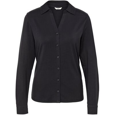 Tchibo - Blusenshirt mit Knopfleiste - Damen - Gr. M - anthrazit Tchibo - Blusenshirt mit Knopfleiste - Damen - Gr. M - anthrazit