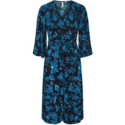 Tchibo - Kleid mit Print - Damen - Gr. 38 - dunkelblau/geblümt Tchibo - Kleid mit Print - Damen - Gr. 38 - dunkelblau/geblümt