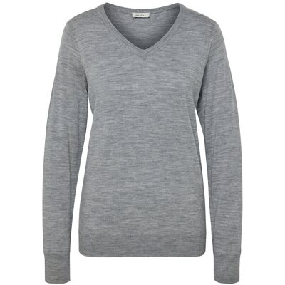 Tchibo - Merino-Feinstrickpullover - Damen - Gr. M - grau Tchibo - Merino-Feinstrickpullover - Damen - Gr. M - grau