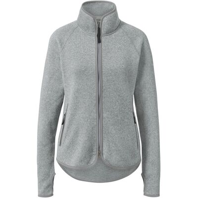 Tchibo - Strickfleece-Jacke - Damen - Gr. XS - hellgrau Tchibo - Strickfleece-Jacke - Damen - Gr. XS - hellgrau