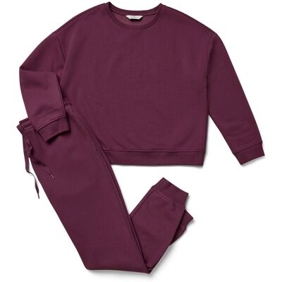 Tchibo - Loungewear-Anzug - Damen - Gr. XXL - bordeaux Tchibo - Loungewear-Anzug - Damen - Gr. XXL - bordeaux