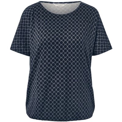 Tchibo - Bedrucktes Blusenshirt - Damen - Gr. S - dunkelblau/print Tchibo - Bedrucktes Blusenshirt - Damen - Gr. S - dunkelblau/print