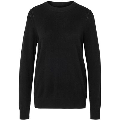 Tchibo - Feinstrickpullover mit Cashmere - Damen - Gr. M - schwarz Tchibo - Feinstrickpullover mit Cashmere - Damen - Gr. M - schwarz