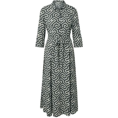 Tchibo - Bedrucktes Hemdblusenkleid - Damen - Gr. 40 - weiss/print Tchibo - Bedrucktes Hemdblusenkleid - Damen - Gr. 40 - weiss/print