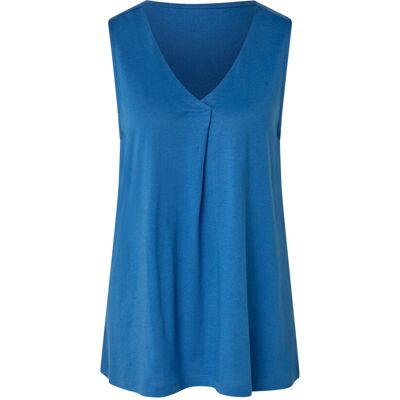 Tchibo - Top mit Falten-Detail - Damen - Gr. S - blau Tchibo - Top mit Falten-Detail - Damen - Gr. S - blau