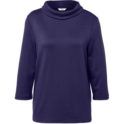 Tchibo - Sweatshirt mit Stehkragen - Damen - Gr. XL - dunkellila Tchibo - Sweatshirt mit Stehkragen - Damen - Gr. XL - dunkellila