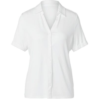 Tchibo - Blusenshirt mit Knopfleiste - Damen - Gr. M - weiss Tchibo - Blusenshirt mit Knopfleiste - Damen - Gr. M - weiss