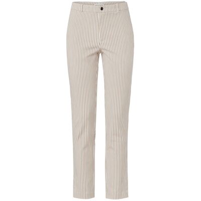 Tchibo - Gestreifte Stretch-Twill-Hose - Damen - Gr. 44 - beige/gestreift Tchibo - Gestreifte Stretch-Twill-Hose - Damen - Gr. 44 - beige/gestreift