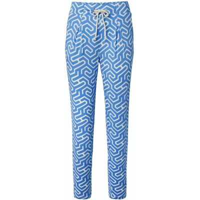 Tchibo - Bedruckte Jerseyhose - Damen - Gr. S - weiss/print Tchibo - Bedruckte Jerseyhose - Damen - Gr. S - weiss/print