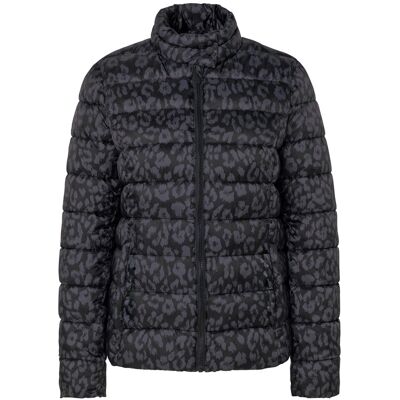 Tchibo - Steppjacke - Damen - Gr. 50 - schwarz/print Tchibo - Steppjacke - Damen - Gr. 50 - schwarz/print