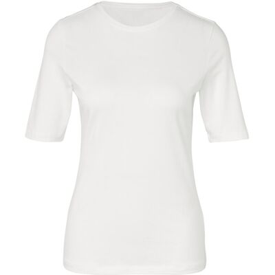 Tchibo - Basic Halbarmshirt - Damen - Gr. L - weiss Tchibo - Basic Halbarmshirt - Damen - Gr. L - weiss